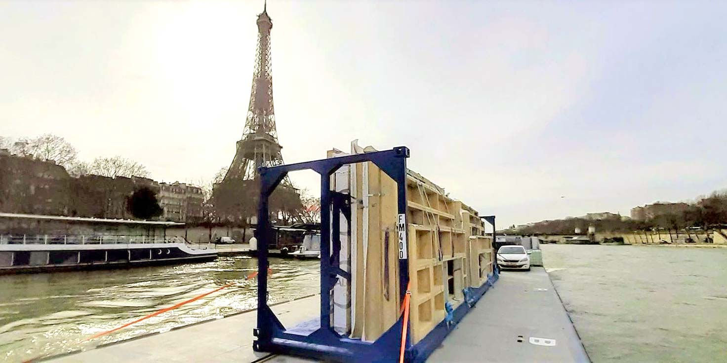 Navigation du Zulu sur la Seine