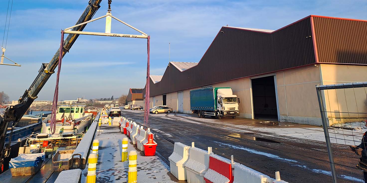 The Sogestran Logistics warehouse in Gennevilliers at its launch