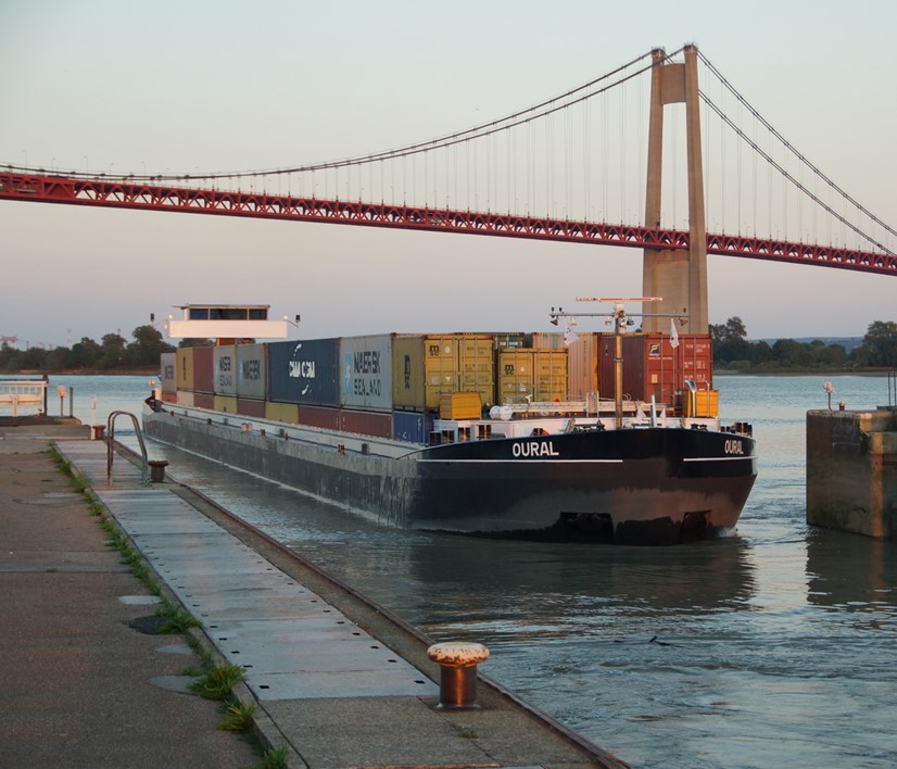 Lancement de notre produit SoBlue, 1er service fluvial conteneurisé décarboné en France