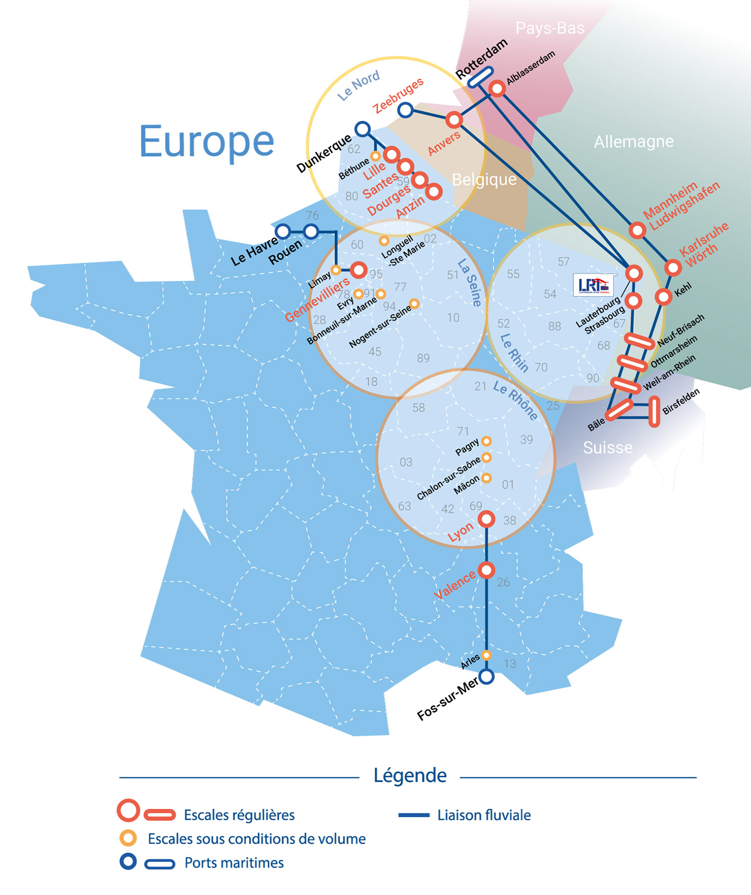 Lignes de Sogestran Logistics